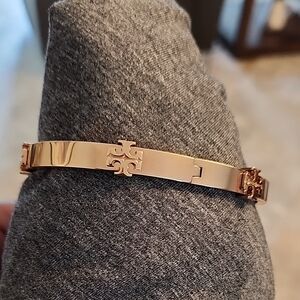 Gold Bracelet with Logo Design